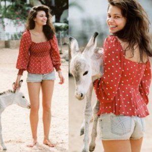 Auguste the Label Red Polka Dot Top